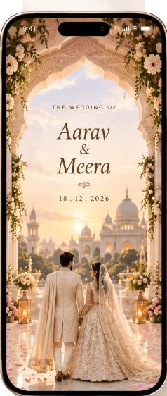 Aarav & Meera Wedding Invitation by Mehfill.in