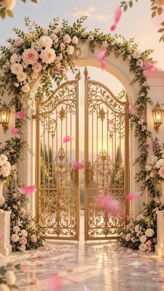 Blush Garden — live Wedding invitation on mobile