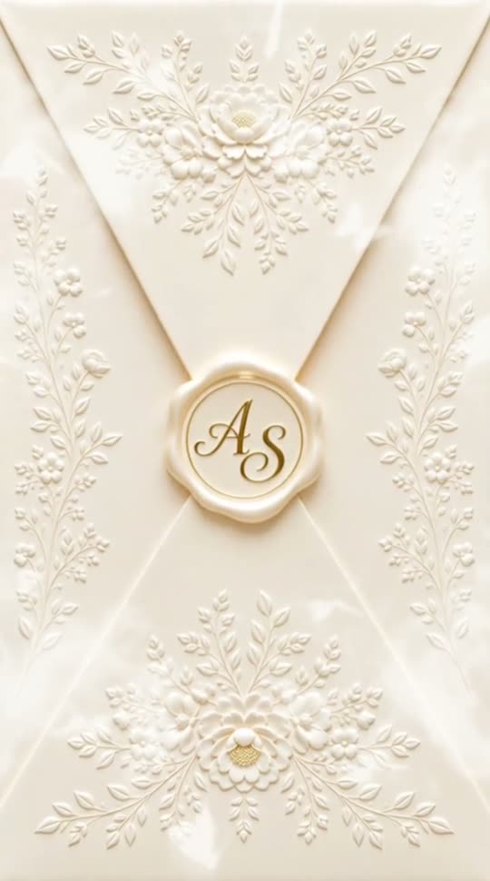 Ivory Editorial — Wedding · Reception invitation design